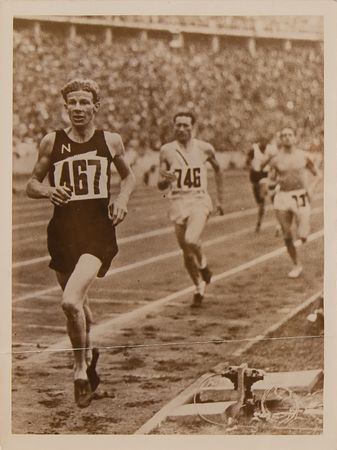 Lot #3328 Berlin 1936 Summer Olympics (8) Track Event Photographs - Image 6