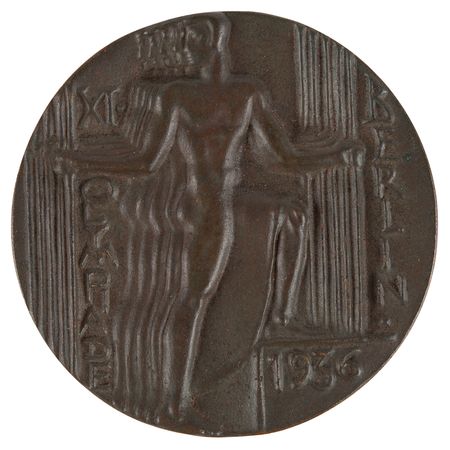 Lot #3127 Berlin 1936 Summer Olympics Bronze Participation Medal - Image 1