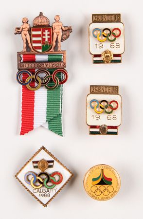 Lot #3229 Hungarian NOC Collection of (29) Summer and Winter Olympics Pins - Image 4