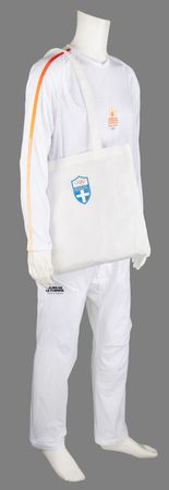 Lot #3040 Paris 2024 Summer Olympics Torch and Torchbearer's Uniform - Image 6