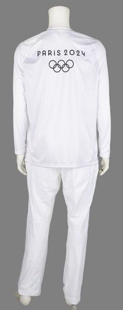 Lot #3040 Paris 2024 Summer Olympics Torch and Torchbearer's Uniform - Image 8