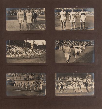 Lot #3306 Stockholm 1912 Olympics Collection of (240) Postcard Photographs, Highlighted by Jim Thorpe and the Debut of Women's Aquatics - Image 4