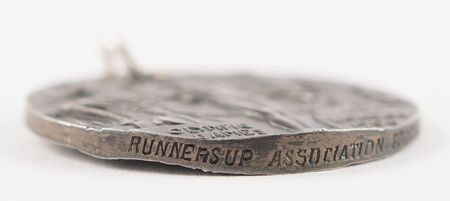 Lot #3052 London 1908 Olympics Silver Winner's Medal for Football (Soccer) - Image 3