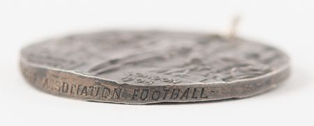 Lot #3052 London 1908 Olympics Silver Winner's Medal for Football (Soccer) - Image 4