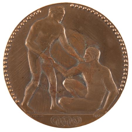 Lot #3059 Paris 1924 Summer Olympics Bronze Winner's Medal - Image 1
