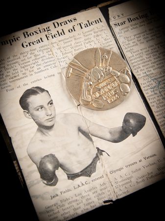Lot #3060 Paris 1924 Summer Olympics Gold Winner's Medal for Boxing Great Jackie Fields - Image 1