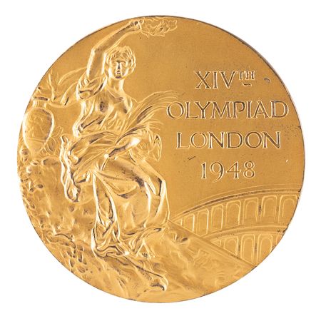 Lot #3072 London 1948 Summer Olympics Gold Winner's Medal - Image 1