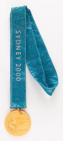 Lot #3104 Sydney 2000 Summer Olympics Gold Winner's Medal for Taekwondo - Image 1