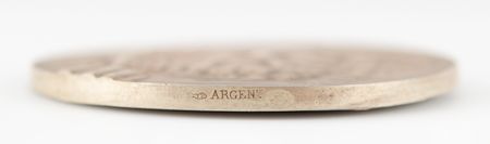 Lot #3049 Athens 1906 Intercalated Olympics Silver Winner's Medal - Image 3