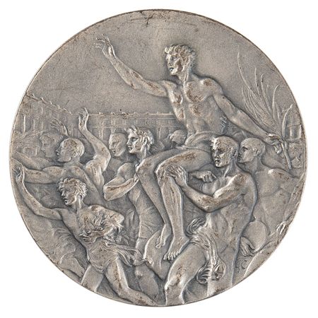 Lot #3065 Los Angeles 1932 Summer Olympics Silver Winner's Medal - Image 2