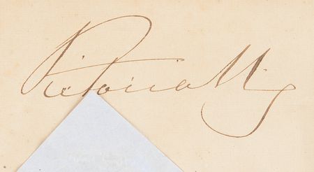 Lot #308 Queen Victoria Document Signed (1858) - Image 2