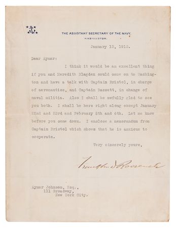 Lot #111 Franklin, Eleanor, and Sara Roosevelt (3) Signed Items - Image 2