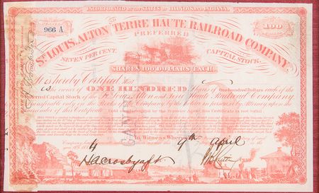 Lot #337 Spencer Trask Document Signed - Image 2