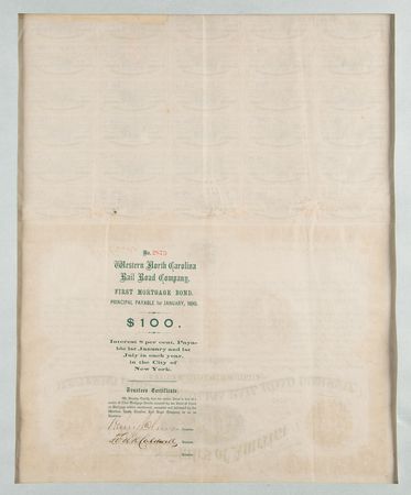 Lot #216 Henry Clews Document Signed - Image 3