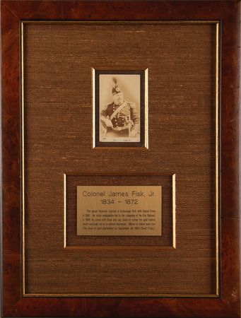 Lot #230 James Fisk, Jr. Carte-de-Visite Photograph - Image 1