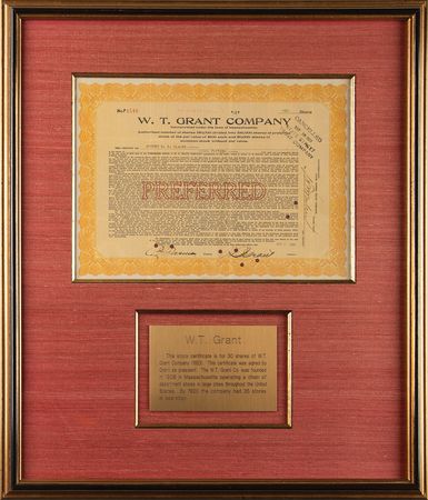 Lot #244 William Thomas Grant Document Signed - Image 1