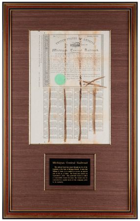 Lot #286 Michigan Central Railroad Bond - Image 1