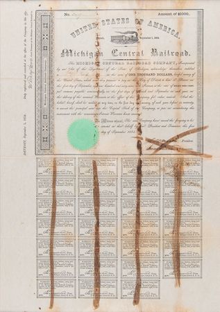 Lot #286 Michigan Central Railroad Bond - Image 2