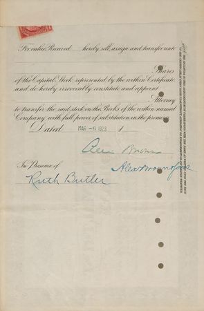 Lot #207 Alexander Brown Document Signed - Image 3