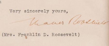 Lot #108 Eleanor Roosevelt Typed Letter Signed - Image 3