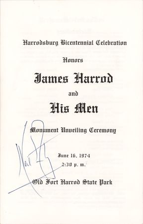 Lot #441 Neil Armstrong Signed Program - Image 1