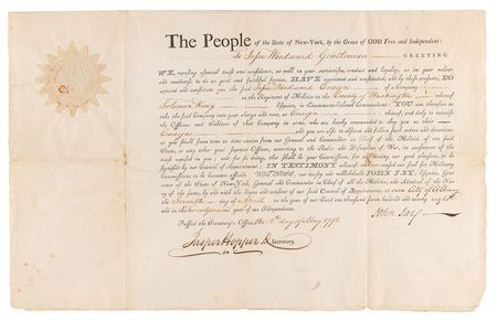 Lot #262 John Jay Document Signed - Image 1