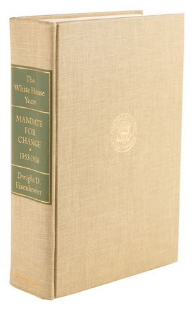 Lot #66 Dwight D. Eisenhower Signed Ltd. Ed. Book - Mandate for Change - Image 3