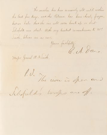 Lot #222 Charles A. Dana (4) Letters Signed on 13th Amendment and Civil War Peace Negotiations - Image 4