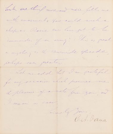 Lot #222 Charles A. Dana (4) Letters Signed on 13th Amendment and Civil War Peace Negotiations - Image 5
