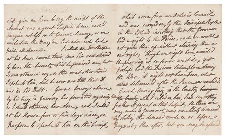 Lot #379 Lord Jeffrey Amherst Autograph Letter Signed - Image 2