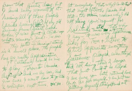 Lot #582 Louis Armstrong Autograph Letter Signed - Image 2