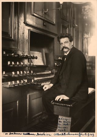 Lot #319 Albert Schweitzer Signed Photograph