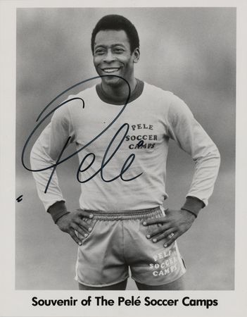 Lot #920 Pele Signed Photograph