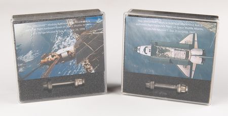 Lot #476 SPACEHAB (2) Module Bolts from STS-79 and STS-86 (Attested as Flown) - Image 4