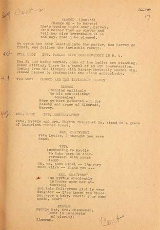 Lot #712 Harvey Revised First Draft Continuity Script - Image 6
