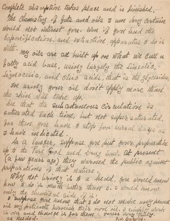 Lot #184 George Washington Carver Autograph Letter Signed on Peanut Oil: 