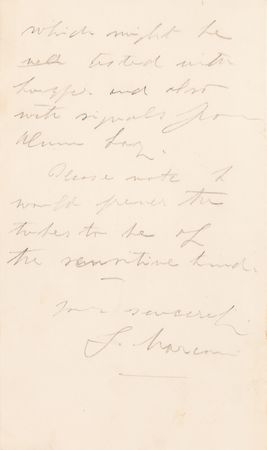 Lot #189 Guglielmo Marconi Autograph Letter Signed with Sketch of 