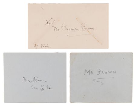 Lot #723 Elizabeth Taylor (3) Autograph Letters Signed to National Velvet Director Clarence Brown: 