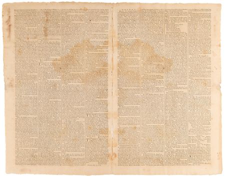 Lot #84 Thomas Jefferson's 'Notes on the Establishment of a Money Unit, and of a Coinage for the United States': Salem Gazette from August 17, 1784 - Image 2