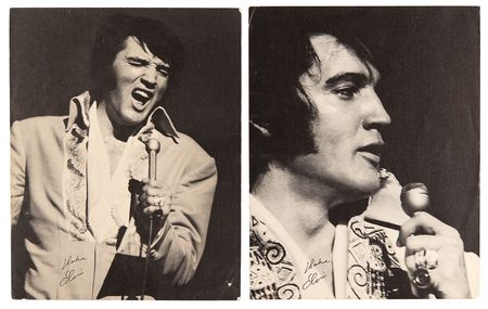 Lot #667 Elvis Presley (3) International Hotel Las Vegas Menus from the Early 1970s - Image 1