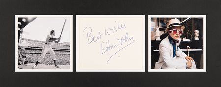 Lot #652 Elton John Signature - Image 1