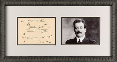 Lot #576 Giacomo Puccini Autograph Musical