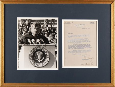 Lot #90 John F. Kennedy Typed Letter Signed as a Massachusetts Congressman: 