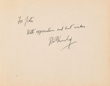 Lot #266 Robert F. Kennedy Signature - Includes