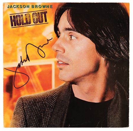 Lot #631 Jackson Browne Signed Album - Hold Out