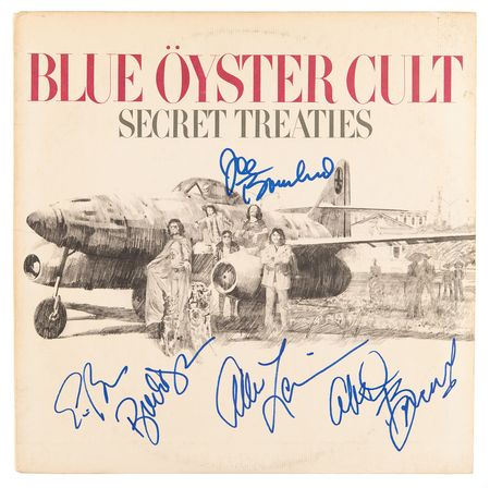 Blue Oyster Cult Signed Album - Secret Treaties | RR Auction