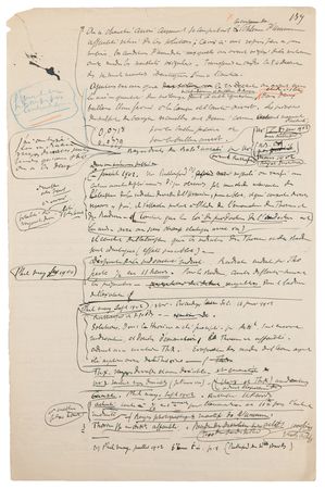 Lot #183 Henri Becquerel Handwritten Notes on Radioactivity - Image 3