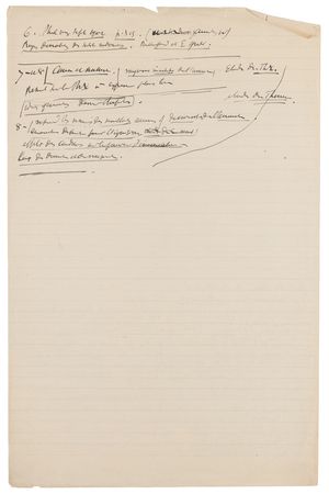 Lot #183 Henri Becquerel Handwritten Notes on Radioactivity - Image 6