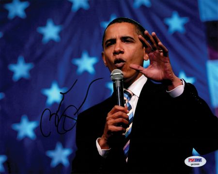 Lot #105 Barack Obama Signed Photograph - Image 1