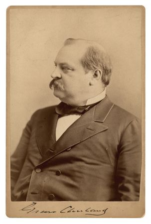 Lot #20 Grover Cleveland Signed Photograph